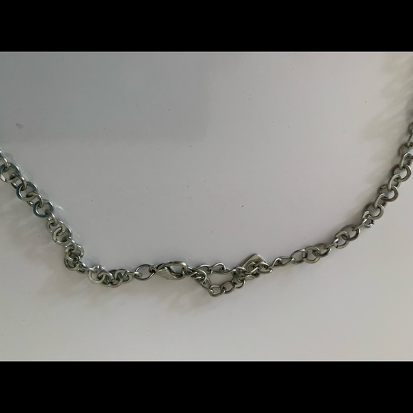 You and I Gemstones of Green Blue Geometric Shapes Necklace - Picture 4 of 6